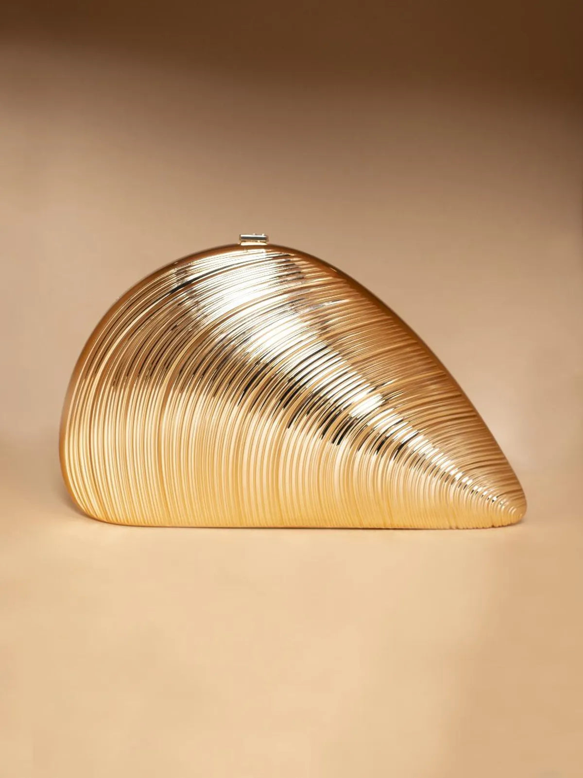 Designer Gold Acrylic Clutch