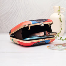 Urban Muse Abstract Printed Clutch