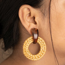 Boho Woven Hoop Earrings