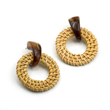 Boho Woven Hoop Earrings