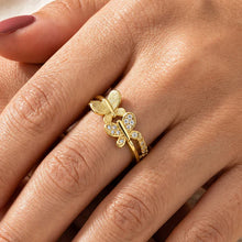 Elegant Butterfly Gold Anti-Tarnish Ring