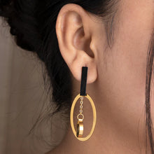 Eclipse Charm Hoop Earrings