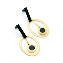 Eclipse Charm Hoop Earrings