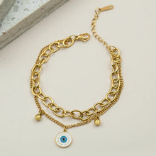 Gold Evil Eye Bracelet