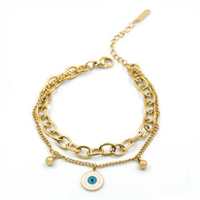 Gold Evil Eye Bracelet