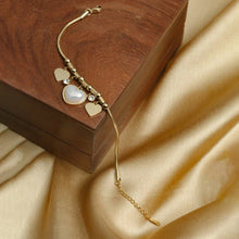 Gold Plated Hearts Charms Bracelet