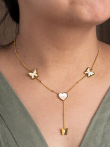 Fluttering Heart Y-Pendant