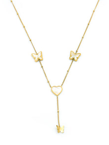 Fluttering Heart Y-Pendant