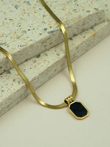 Onyx Luxe Anti Tarnish Pendant