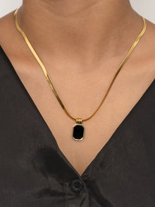 Onyx Luxe Anti Tarnish Pendant