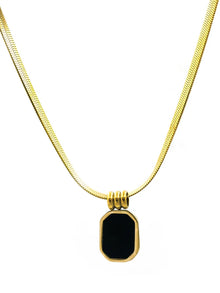 Onyx Luxe Anti Tarnish Pendant