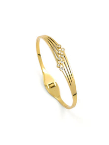Radiant Flow Golden Bracelet