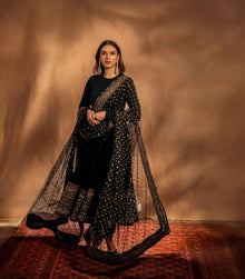 Designer Chinon Silk Gown Set With Zari & Sequence Embroidery Dupatta