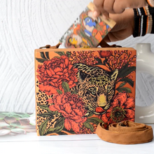 Tiger Printed Suitcase Style Clutch