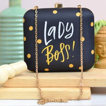 Lady Boss Black Clutch Bag
