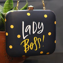 Lady Boss Black Clutch Bag