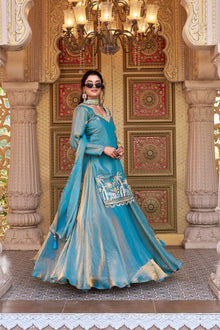 Designer Fendy Lehenga Choli Set With Moti, Thread & Sequence Embroidery