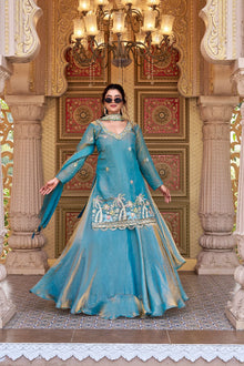 Designer Fendy Lehenga Choli Set With Moti, Thread & Sequence Embroidery