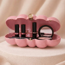 Elegant Pink Puff Acrylic Clutch