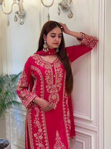 Designer  Faux Georgette Palazzo With Heavy Embroidery Sequence