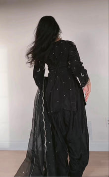 Designer Black Farshi Salwar Suit