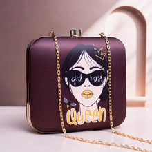 Girl Boss Printed Clutch