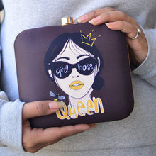 Girl Boss Printed Clutch