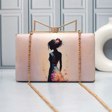 Multicolor Art Printed Clutch Bag For Women