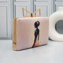 Multicolor Art Printed Clutch Bag For Women