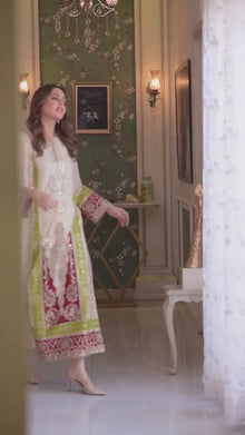 Designer Roman Silk Farshi Set